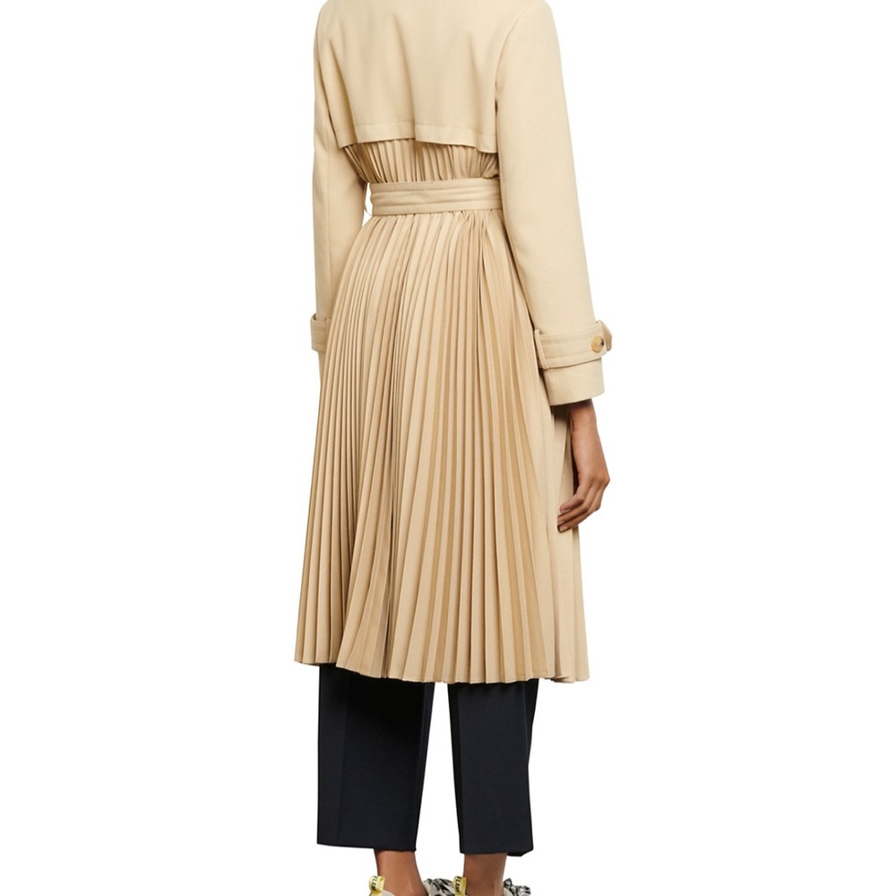 Sandro - Vino Pleated Trench Coat